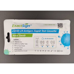 ExactSign - Nasal Swab - Selbsttest / Laientest Softpack