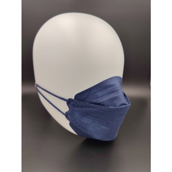 Premium FFP2 Masken - Fish-Form 3D  - dunkelblau