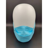 Premium FFP2 Masken - Fish-Form 3D  - hellblau