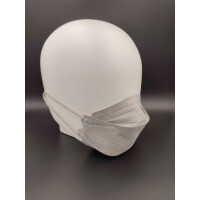 Premium FFP2 Masken - Fish-Form 3D  - grau