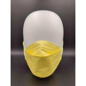 Premium FFP2 Masken - Fish-Form 3D  - gelb