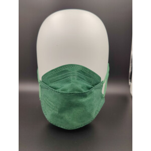 Premium FFP2 Masken - Fish-Form 3D  - dunkelgrün