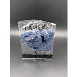 FAMEX Premium Kinder FFP2 Masken - XXS  - dunkelblau