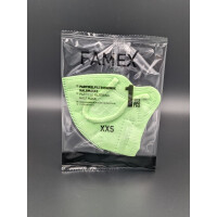 FAMEX Premium Kinder FFP2 Masken - XXS  - hellgrün