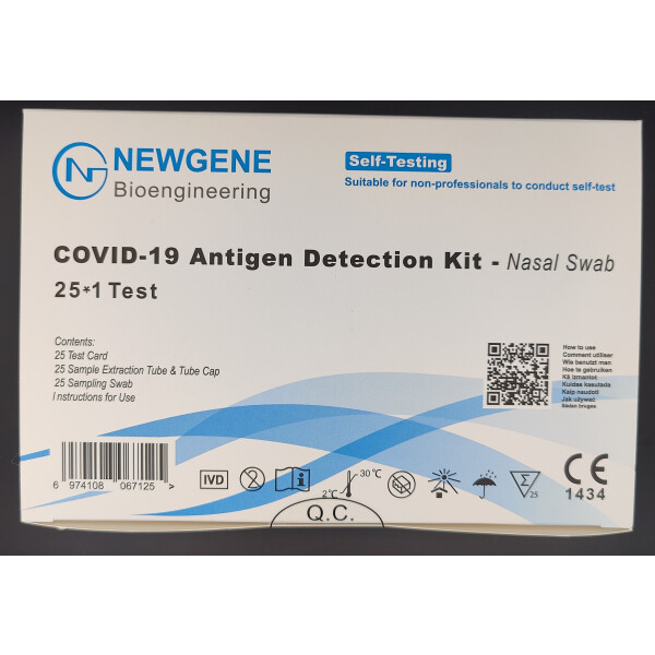 Newgene COVID-19 Antigen Schnelltest CE1434  - 25er Box