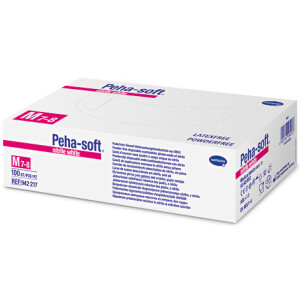 Peha-soft® nitrile white powderfree - Größe S
